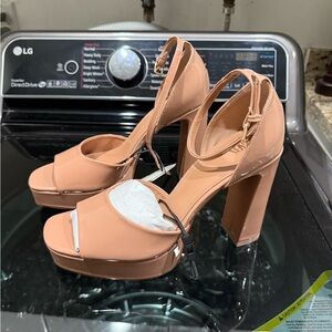Zara Blush Pink High Heel Shoes